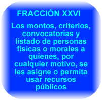 FRACCIÓN XXVI